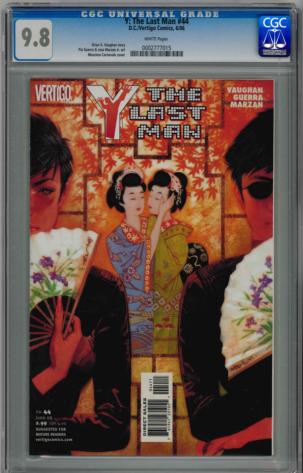 CGC Y: THE LAST MAN (2002) #44 (9.8)
