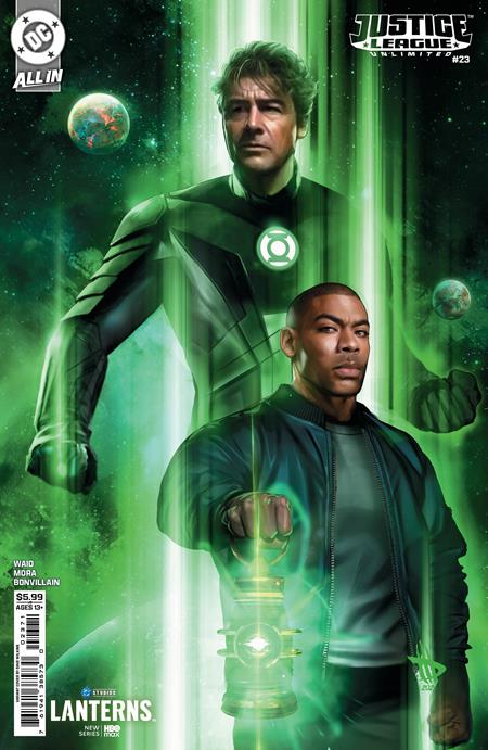 JUSTICE LEAGUE UNLIMITED (2024) #23 CVR G DAVE WILKINS LANTERNS CARD STOCK VAR