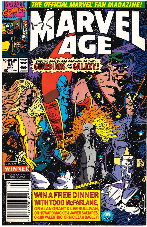 MARVEL AGE (1983) #88 NEWSSTAND EDITION (FN/VF)