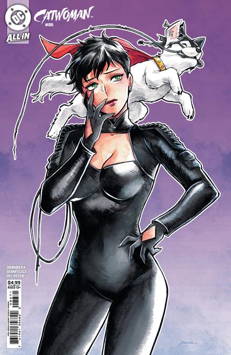 CATWOMAN (2018) #86 CVR F SAOWEE APRIL DROOLS CARD STOCK VAR
