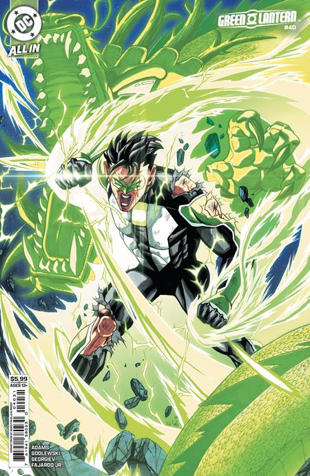 GREEN LANTERN (2023) #40 CVR C MARIO FOCCILLO CARD STOCK VAR (GREEN LANTERN FIRST LIGHT)