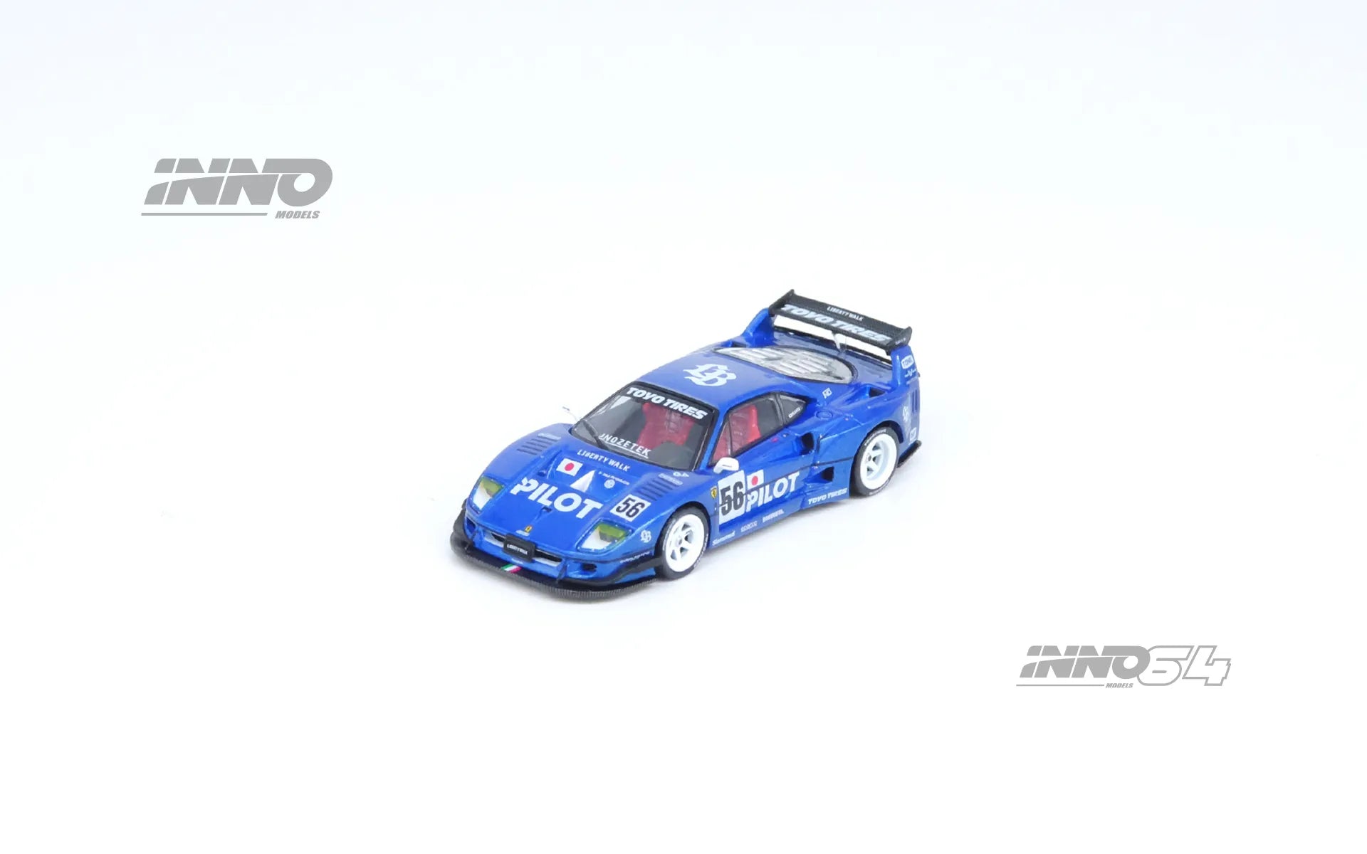 INNO64 1/64 LIBERTY WALK FERRARI F40 TOKYO AUTO SALON 2024