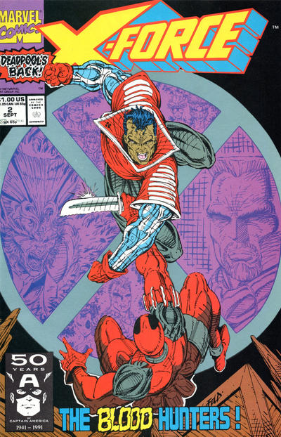 X-FORCE (1991) #2 - SECOND APPEARANCE DEADPOOL