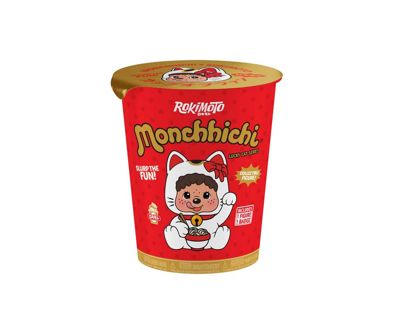 ROKIMOTO MONCHHICHI LUCKY CAT MYSTERY BOX RAMEN CUP