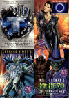 1994 TEKNO COMIX LOST UNIVERSE MR HERO NEIL GAIMAN UNCUT CARD SHEET