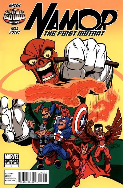 NAMOR FIRST MUTANT (2010) #2 15 COPY INCV SUPER HERO SQUAD VAR