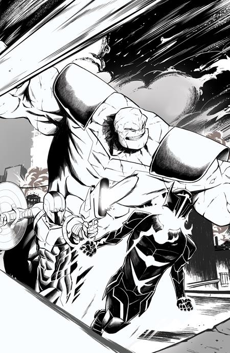 ROGUE SUN (2022) #31 CVR E DANIEL BAYLISS YOUNGBLOOD TEAM UP B&W VIRGIN VAR