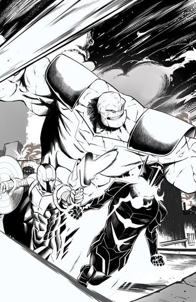 ROGUE SUN (2022) #31 CVR E DANIEL BAYLISS YOUNGBLOOD TEAM UP B&W VIRGIN VAR