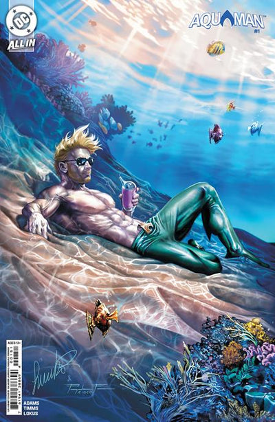 AQUAMAN (2025) #1 CVR F INC 1:25 SALVADOR LARROCA CARD STOCK VAR