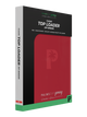 PALMS OFF GAMING COLLECTORS SERIES 9 POCKET RED ZIP TOP LOADER BINDER