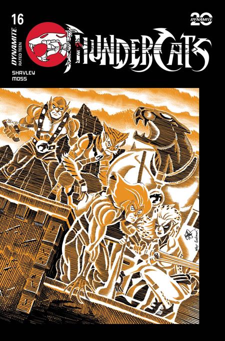 THUNDERCATS (2024) #16 CVR G KEN HAESER TMNT HOMAGE VAR