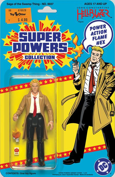 SAGA OF THE SWAMP THING (1982) #37 FACSIMILE EDITION (2025) CVR C SUPER POWERS CARD STOCK VAR