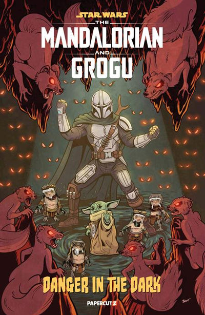 STAR WARS THE MANDALORIAN AND GROGU DANGER IN THE DARK (2026) #1 (ONE-SHOT) CVR A BRENT SCHOONOVER