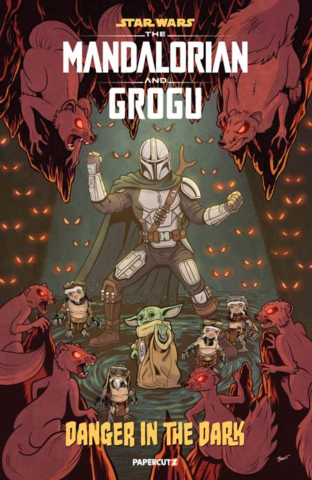 STAR WARS THE MANDALORIAN AND GROGU DANGER IN THE DARK (2026) #1 (ONE-SHOT) CVR A BRENT SCHOONOVER