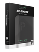 PALMS OFF GAMING COLLECTORS SERIES 12 POCKET BLACK ZIP TRADING CARD BINDER