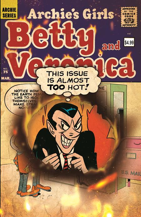 ARCHIES GIRLS BETTY AND VERONICA (1951) #75 FACSIMILE EDITION (2025) CVR B BOB WHITE & DAN DECARLO RETRO ART