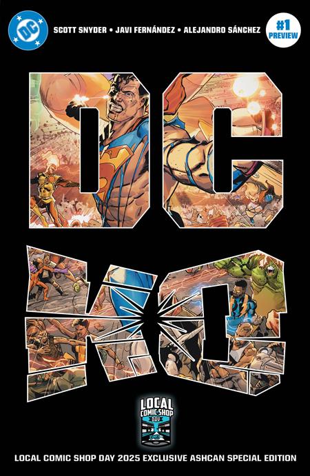 DC K.O. (2025) #1 ASHCAN EXCLUSIVE LCSD 2025 CVR B JAVI FERNANDEZ FOIL VAR