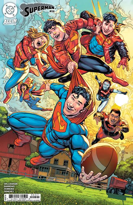 SUPERMAN (2023) #24 CVR F INC 1:25 FERNANDO PASARIN & OCLAIR ALBERT CARD STOCK VAR