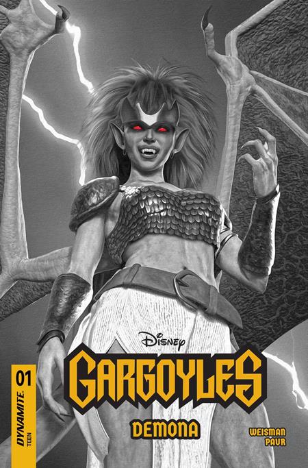GARGOYLES DEMONA (2025) #1 CVR U INC 1:7 MARK SPEARS B&W VAR