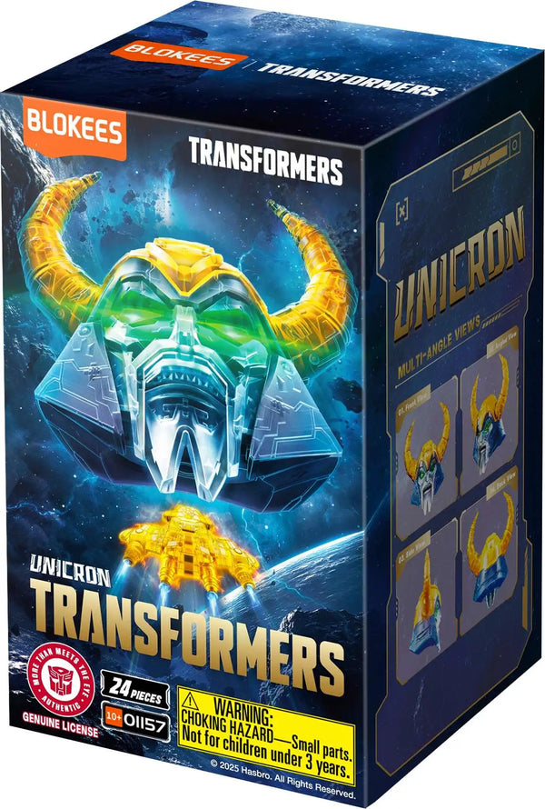 BLOKEES TRANSFORMERS UNICRON TRANSPARENT VERSION