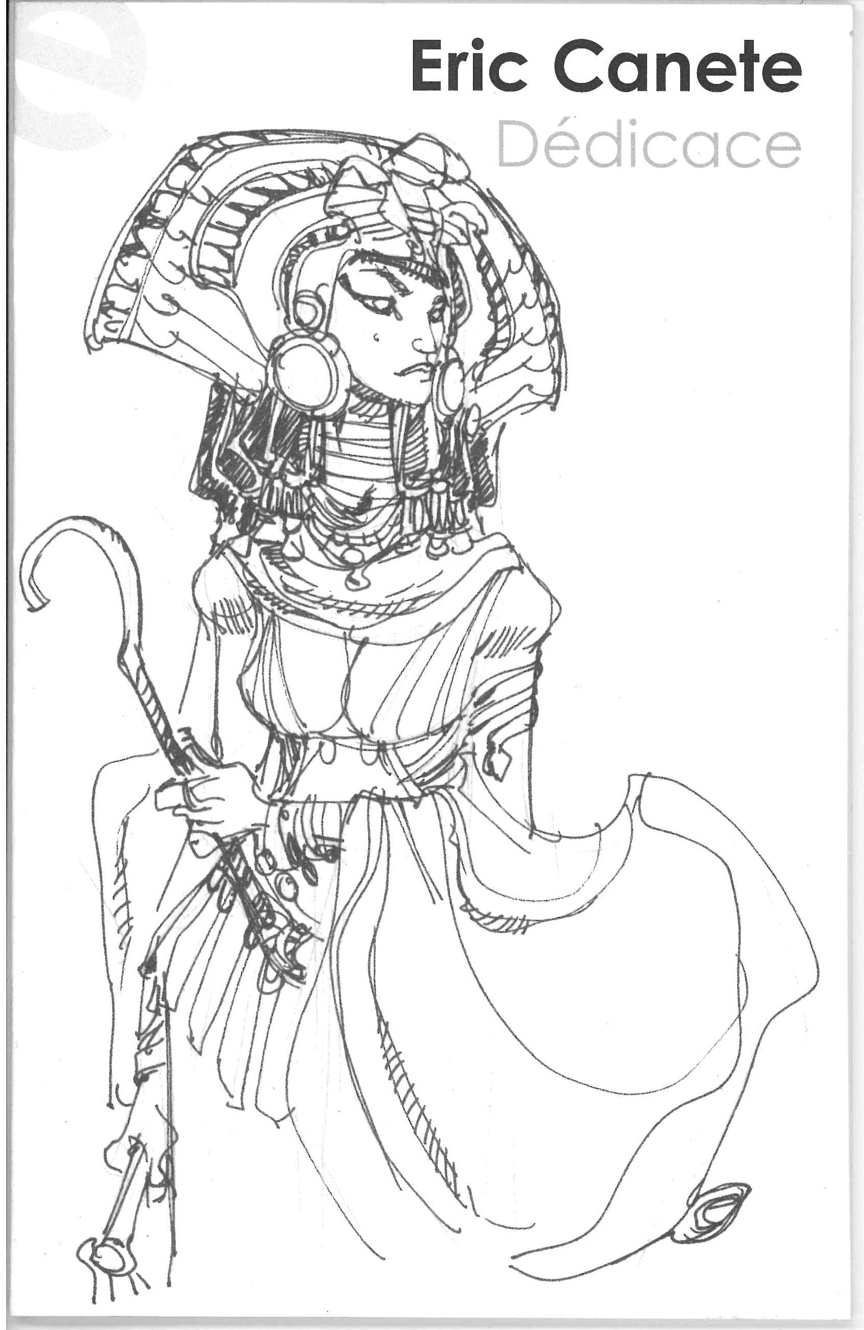 *SIGNED* ERIC CANETE DEDICACE SKETCHBOOK (2012)