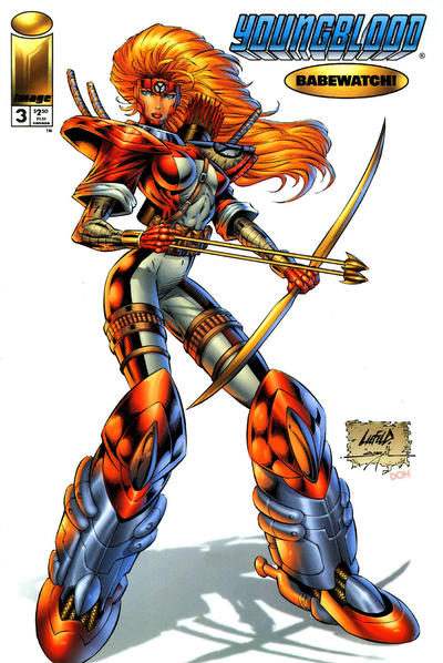 YOUNGBLOOD (1995) #3 SHAFT COVER