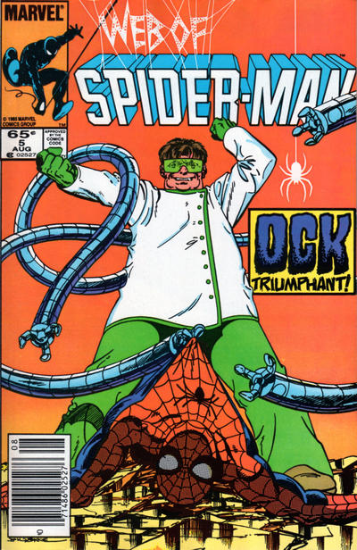 WEB OF SPIDER-MAN (1985) #5 NEWSSTAND EDITION (VF)