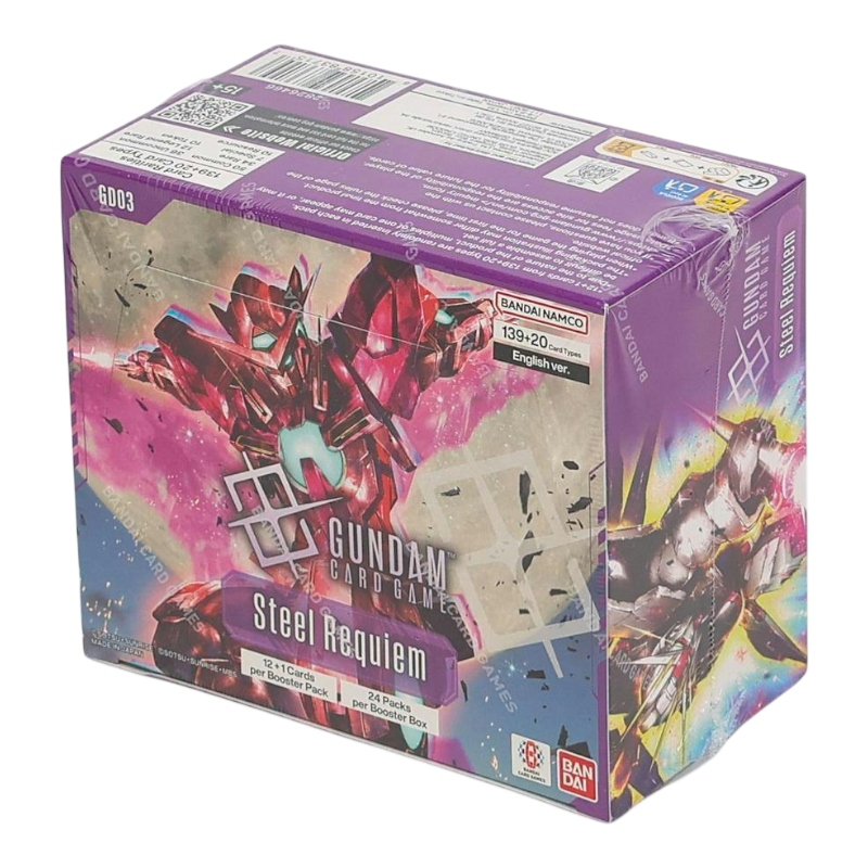 GUNDAM CARD GAME (GD03) STEEL REQUIEM ENGLISH BOOSTER BOX
