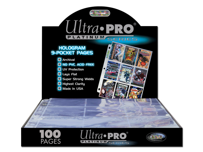 ULTRA PRO 9 POCKET PAGE - 100 PACK