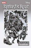 FANTASTIC FOUR (2025) #3 100 COPY INCV VITALE MANGIATORDI BLACK AND WHITE DISNEY WHAT IF? FANTASTIC FOUR HOMAGE VAR