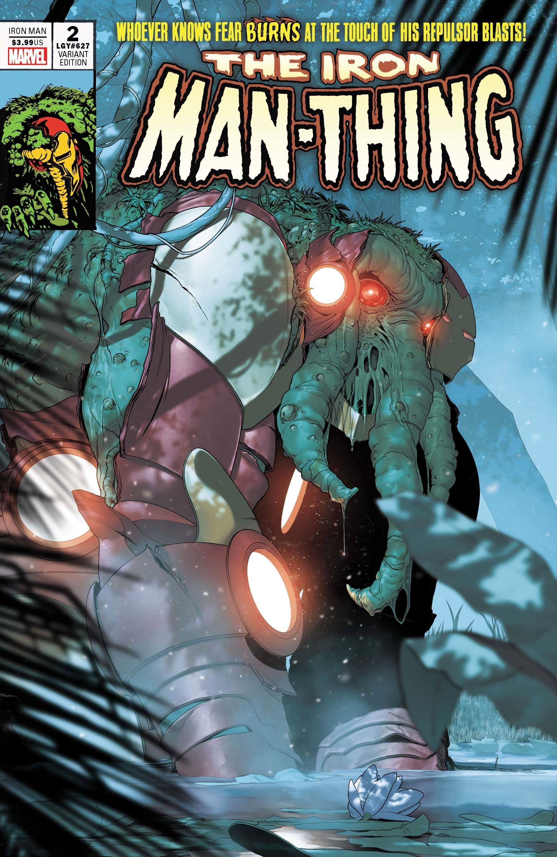 IRON MAN VOL 6 #2 DE IULUS IRON MAN THING HORROR VAR