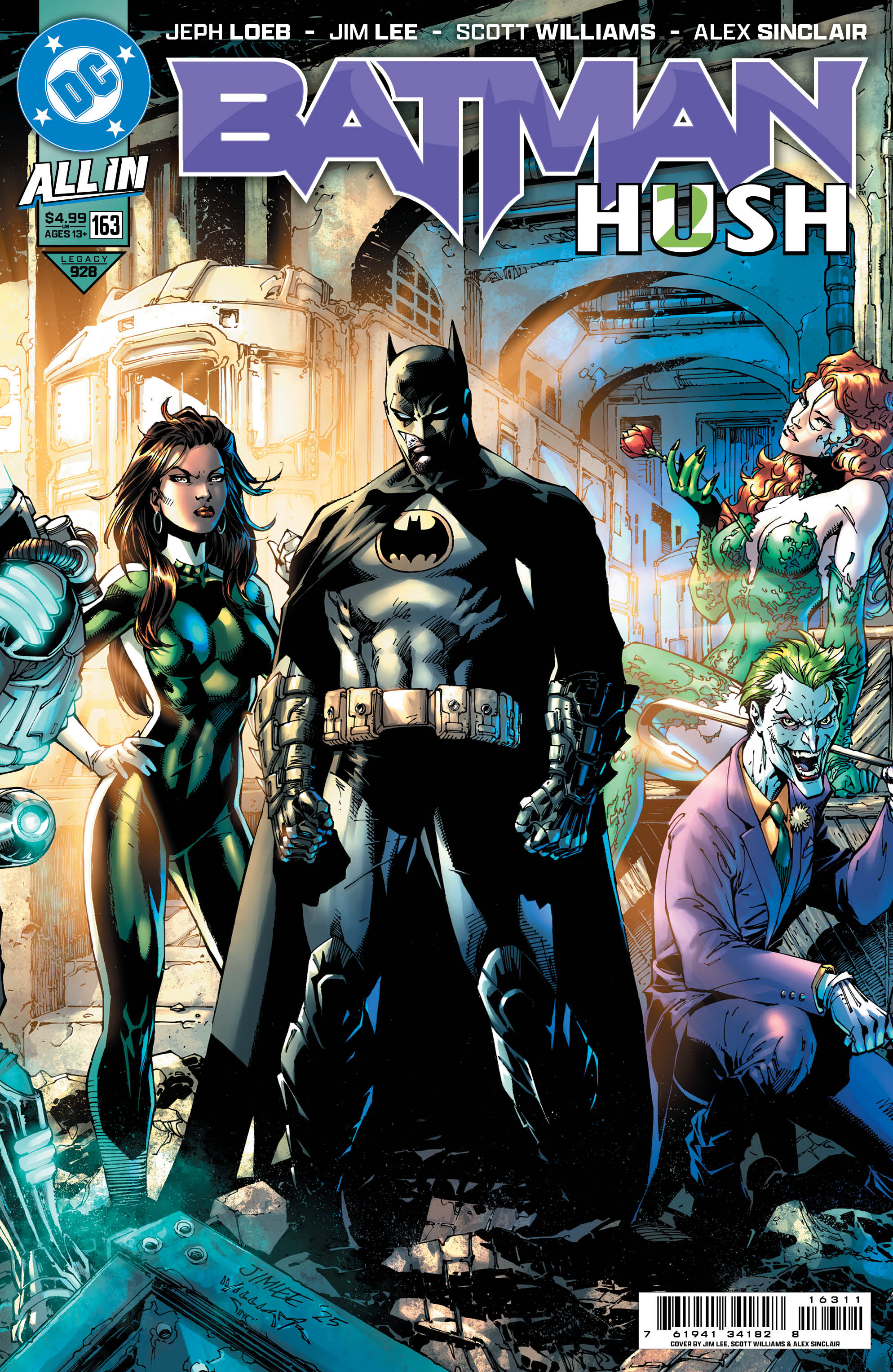 BATMAN (2016) #163 CVR A JIM LEE & SCOTT WILLIAMS BATMAN