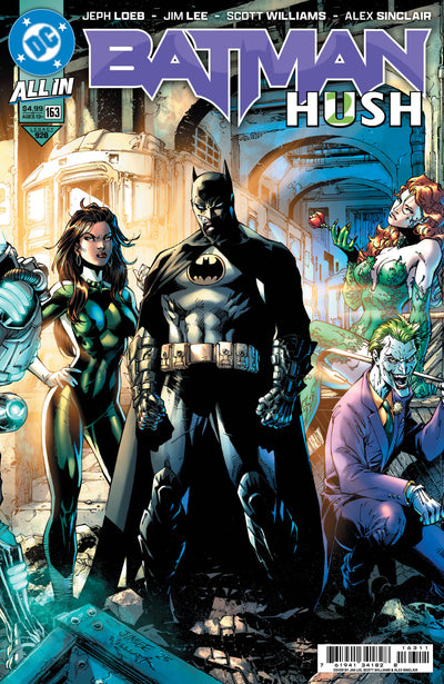 BATMAN (2016) #163 CVR A JIM LEE & SCOTT WILLIAMS BATMAN CONNECTING MIDDLE ALTERNATE COLOUR