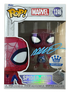 POP DISNEY 100 SPIDER-MAN FUNKO EXCLUSIVE FACET VINYL FIG SIGNED BY HUMBERTO RAMOS