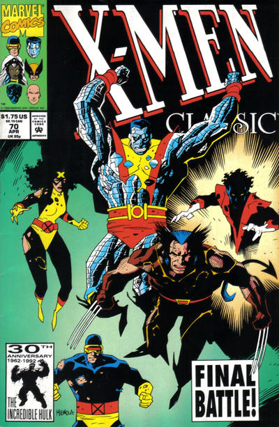 X-MEN CLASSIC (1986-1995) #70 (CLASSIC X-MEN)