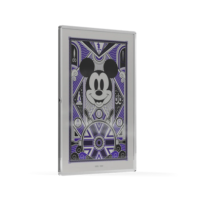 MICKEY MOUSE - ART DECO 5g SILVER COLLECTIBLE FOIL