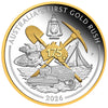 AUSTRALIA'S FIRST GOLD RUSH 175TH ANNIVERSARY 2026 1oz SILVER PROOF GILDED COIN