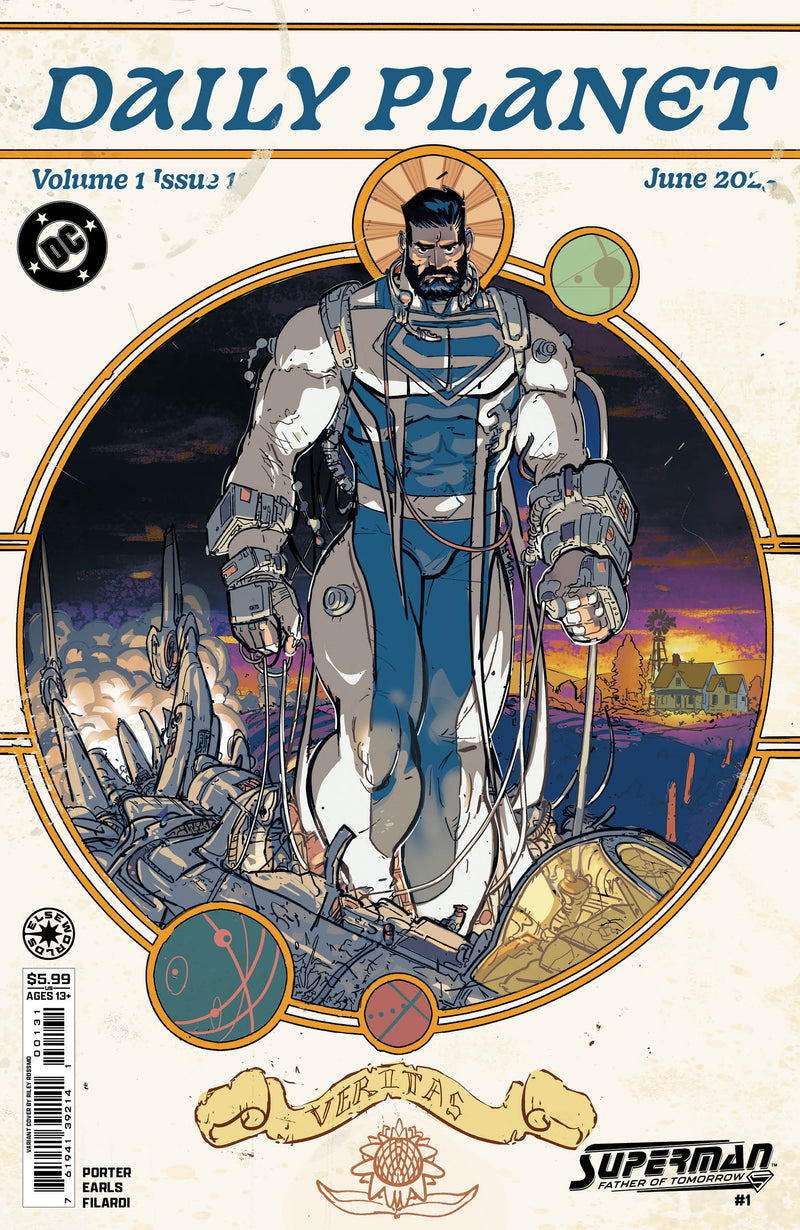 SUPERMAN FATHER OF TOMORROW (2026) #1 CVR C RILEY ROSSMO CARD STOCK VAR