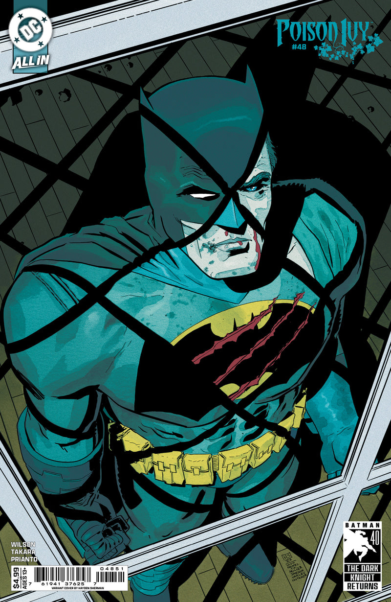 POISON IVY (2022) #48 CVR E HAYDEN SHERMAN DARK KNIGHT RETURNS 40TH ANNIVERSARY CARD STOCK VAR (BATMAN BAD SEEDS)
