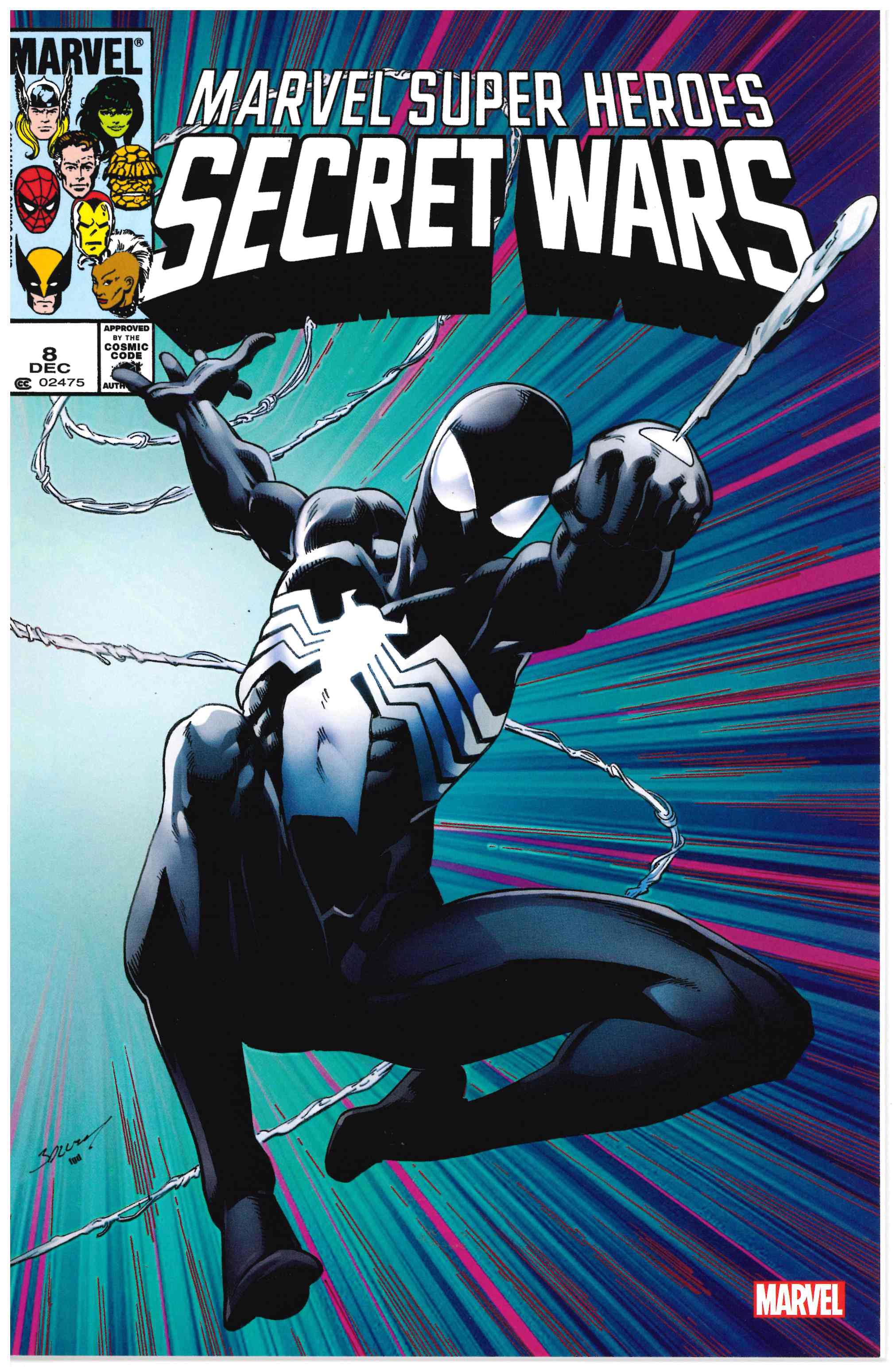 MARVEL SUPER HEROES SECRET WARS (1984) #8 FACSIMILE EDITION (2024) GALAXY CON EXCLUSIVE VIRGIN VARIANT