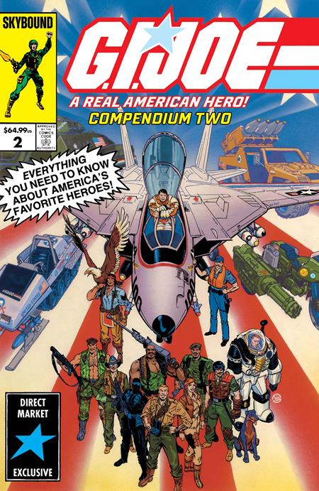 GI JOE A REAL AMERICAN HERO COMPENDIUM TP BOOK 02 DIRECT MARKET EXCLUSIVE MICHAEL GOLDEN VAR