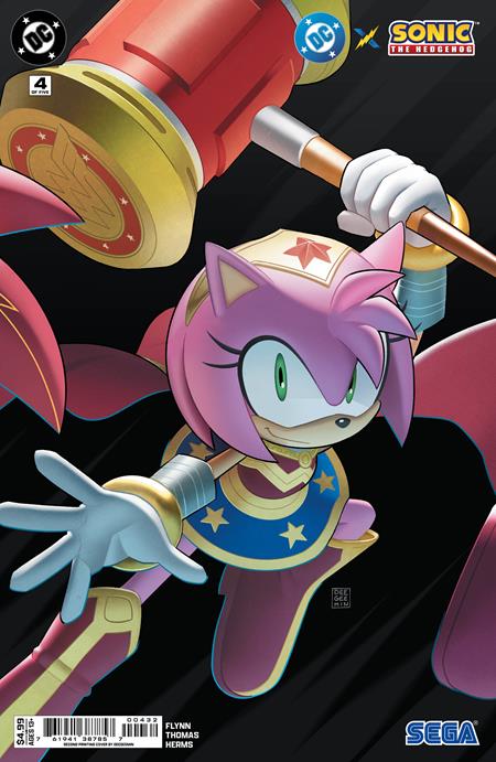 DC X SONIC THE HEDGEHOG (2025) #4 SECOND PRINTING DEEGEEMIN CONNECTING VAR