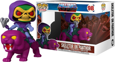 POP RIDE MASTERS OF THE UNIVERSE SKELETOR ON PANTHOR VINYL FIG