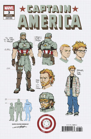 CAPTAIN AMERICA (2025) #3 10 COPY INCV VALERIO SCHITI DESIGN VAR