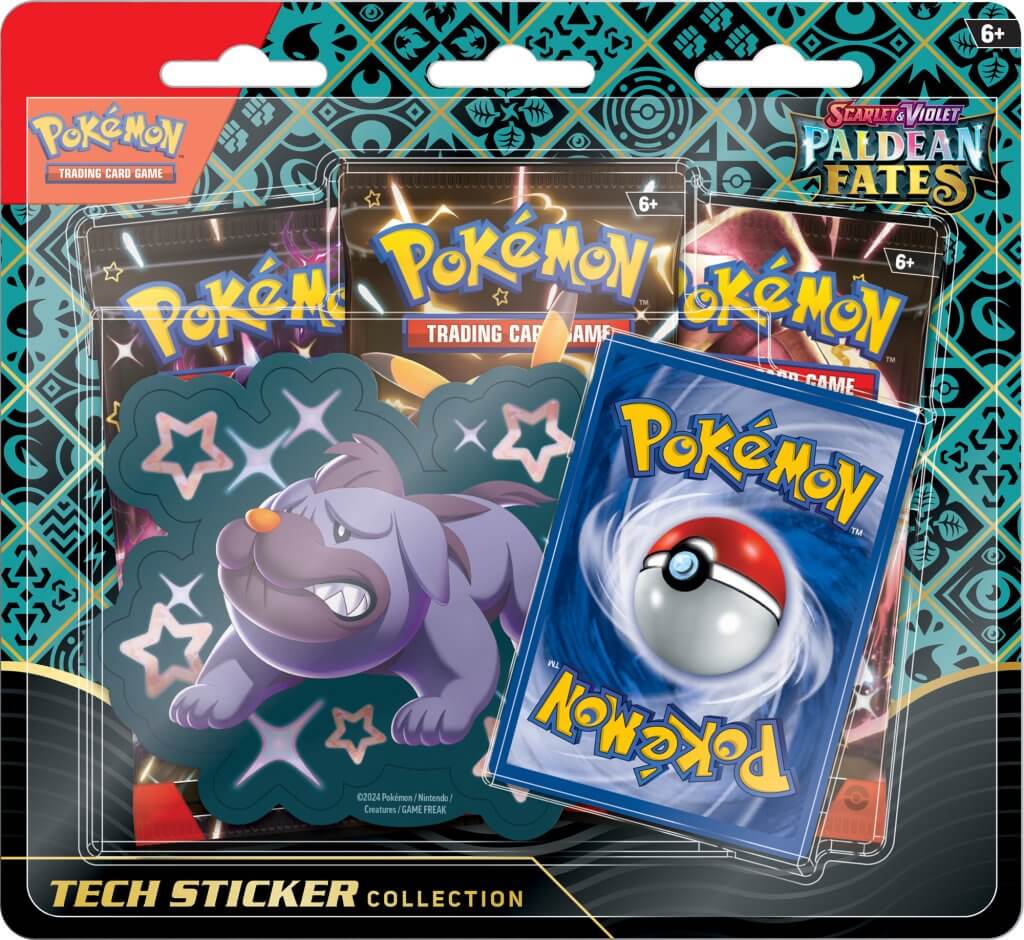 POKEMON TCG: SCARLET & VIOLET 4.5 PALDEAN FATES TECH STICKER BLISTER (RANDOM ALLOCATION)