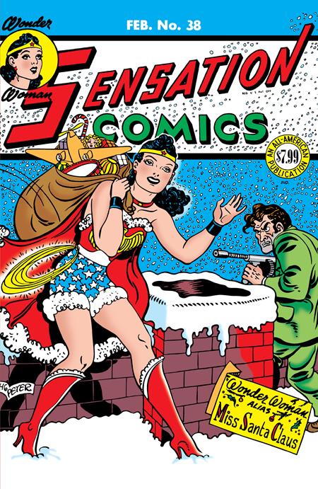 SENSATION COMICS (1942) #38 FACSIMILE EDITION (2025) CVR B HARRY G PETER FOIL VAR