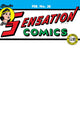 SENSATION COMICS (1942) #38 FACSIMILE EDITION (2025) CVR C BLANK VAR