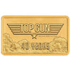 40 YEARS OF TOP GUN 2026 1g GOLD RECTANGULAR COIN IN CARD