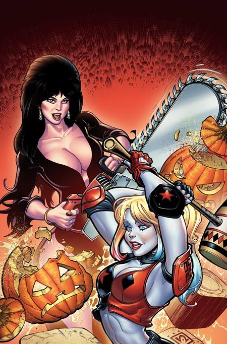 HARLEY QUINN X ELVIRA (2025) #1 CVR U INC 1:40 CHAD HARDIN VIRGIN VAR