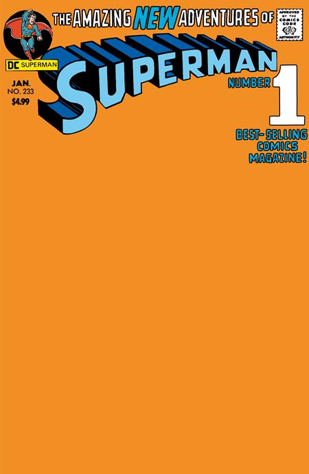 SUPERMAN (1939) #233 FACSIMILE EDITION (2025) CVR D BLANK VAR